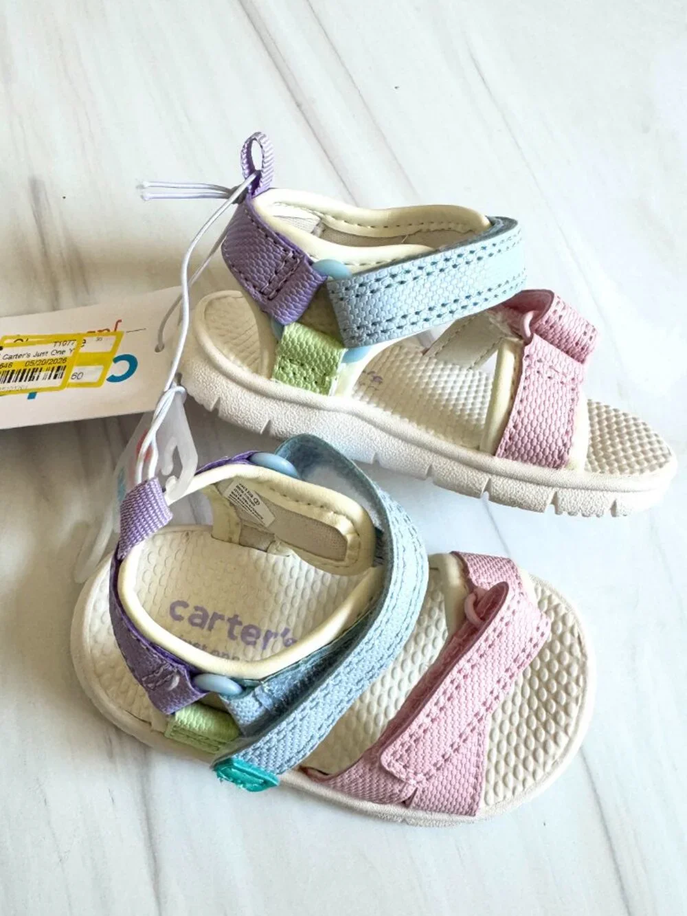 NWT Carter's Just One You - Girls' First Walker Sandals (3)